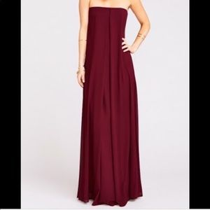 Show Me Your Mumu - Sirene Maxi Dress - size XS - wine